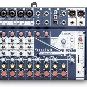 Consola Soundcraft Notepad-12FX con Efectos y USB